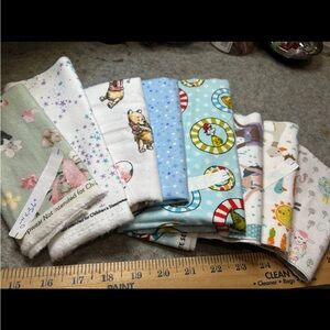 Assorted Small piece Baby Flannel Bundle (8)